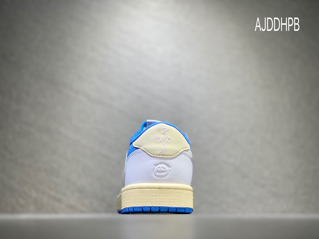200 Air Jordan 1 Low 白蓝倒钩 定制配色 CQ4277-212
