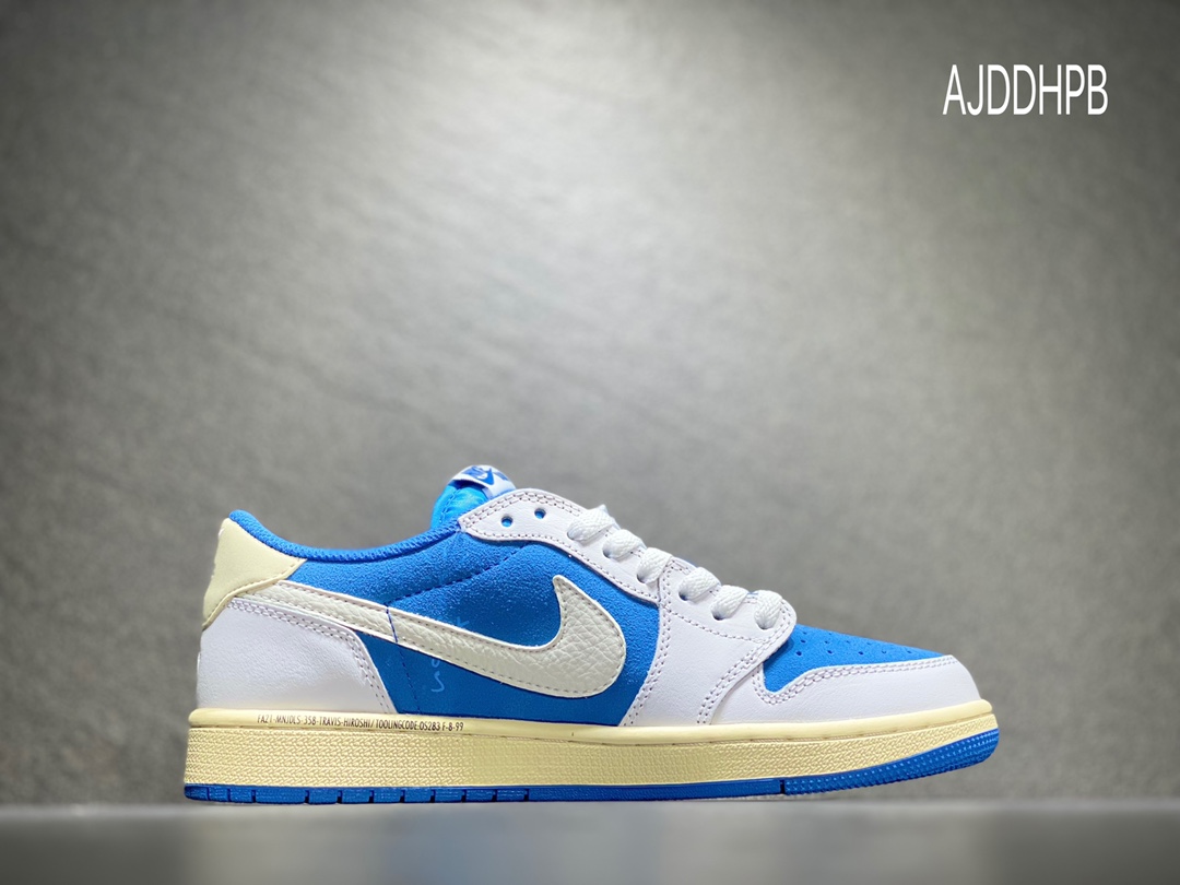 200 Air Jordan 1 Low 白蓝倒钩 定制配色 CQ4277-212