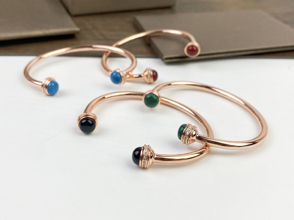 “Vintage Count Ossession Rose Gold Bracelet with Gemstones and Diamonds”