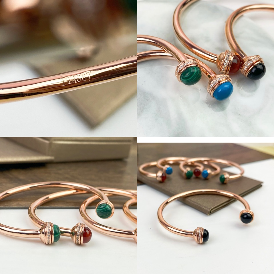 “Vintage Count Ossession Rose Gold Bracelet with Gemstones and Diamonds” - 图片 9