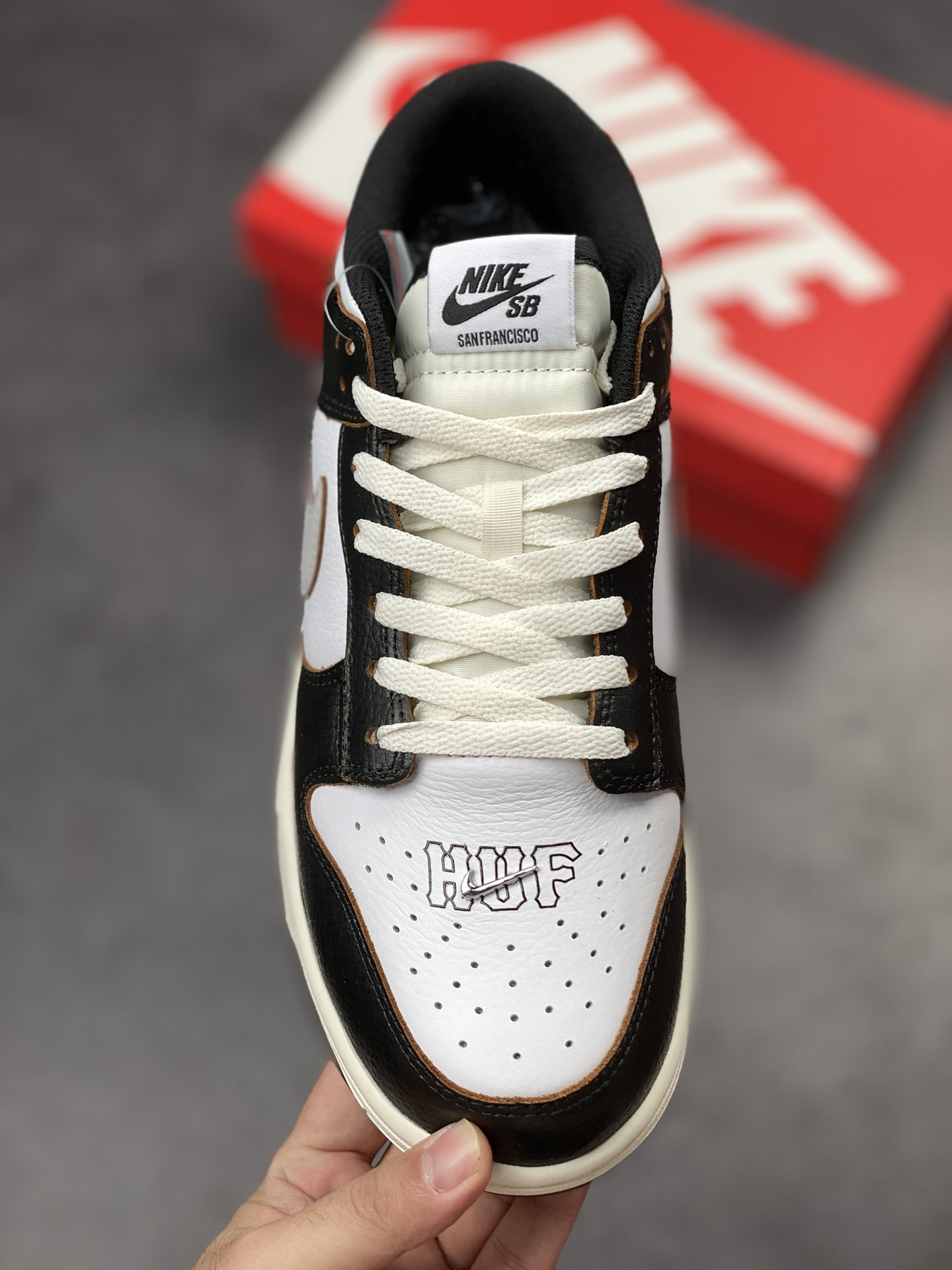 360 Nike SB Dunk Low 黑白旧金山 FD8775-001