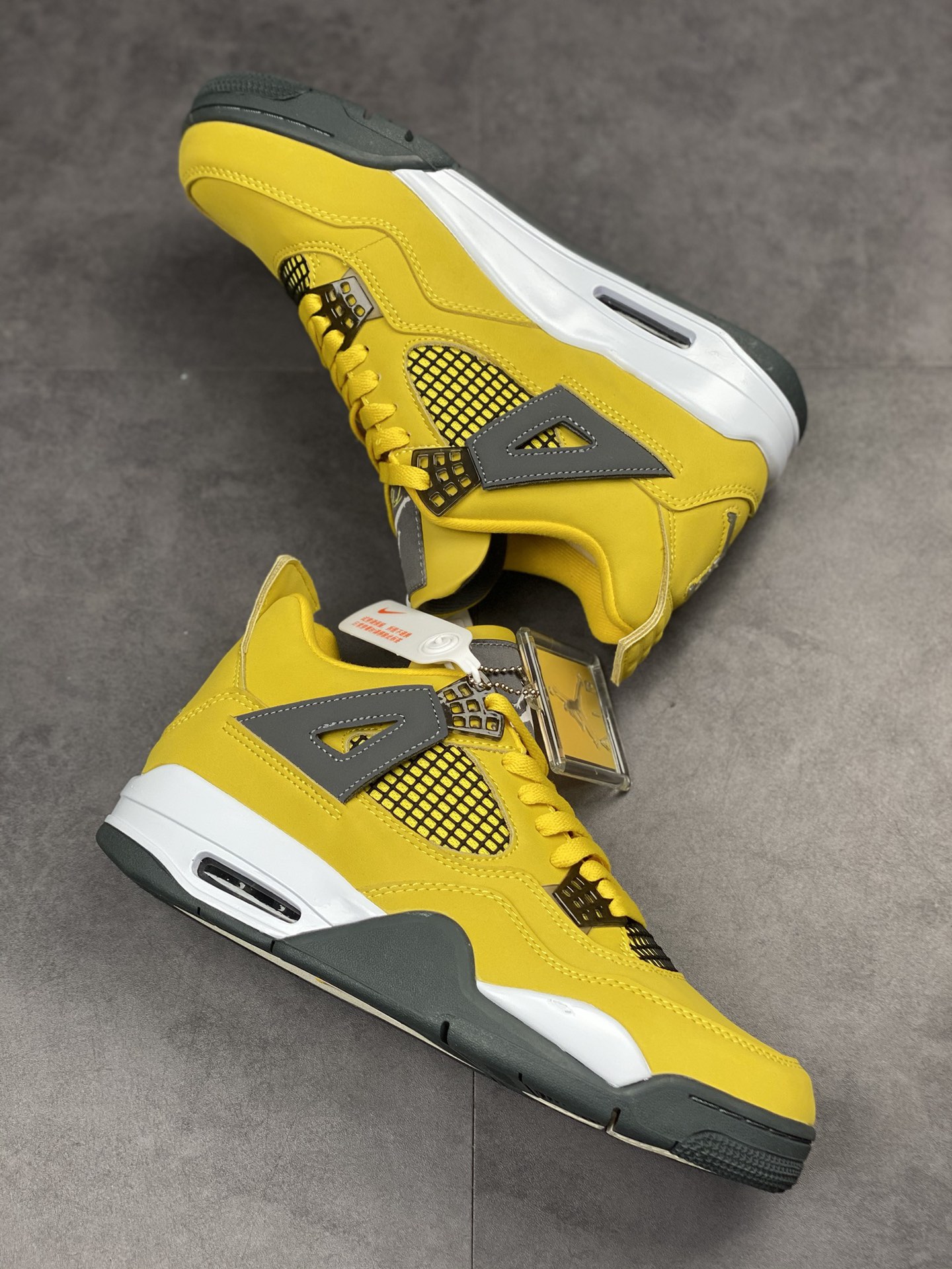 240 Air Jordan 4 Retro 电母 黄色闪电 314254-702