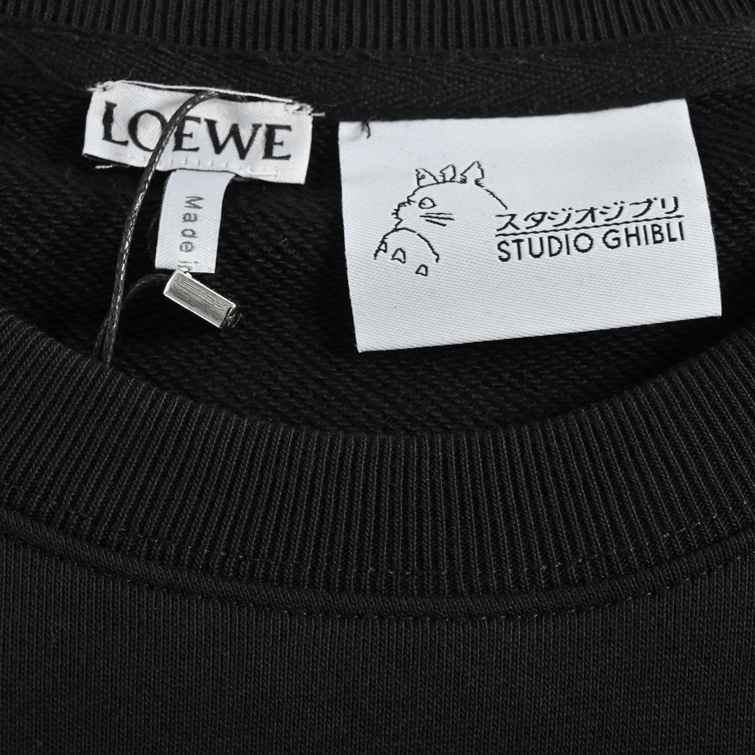 240 Loewe罗意威 22Fw 千与千寻无脸男圆领卫衣