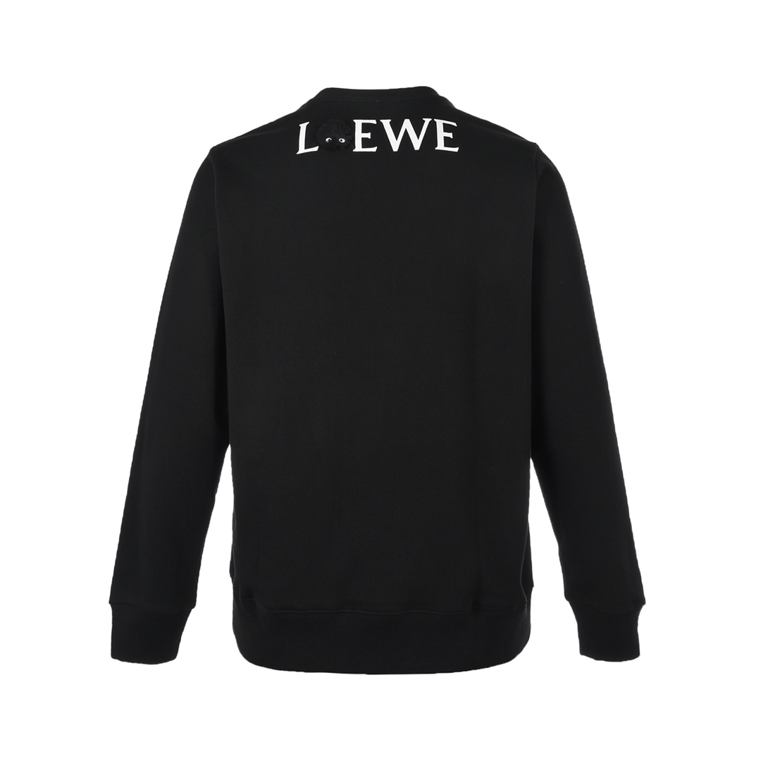 240 Loewe罗意威 22Fw 千与千寻无脸男圆领卫衣