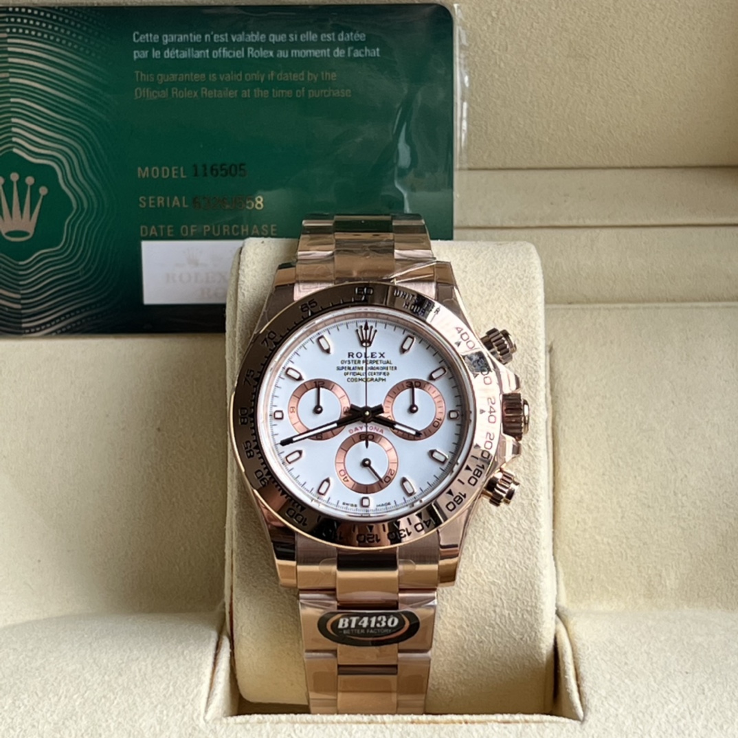 Rolex Daytona Orologio da Polso In vendita online
 Blu Rose Oro rosa Bianco Splicing