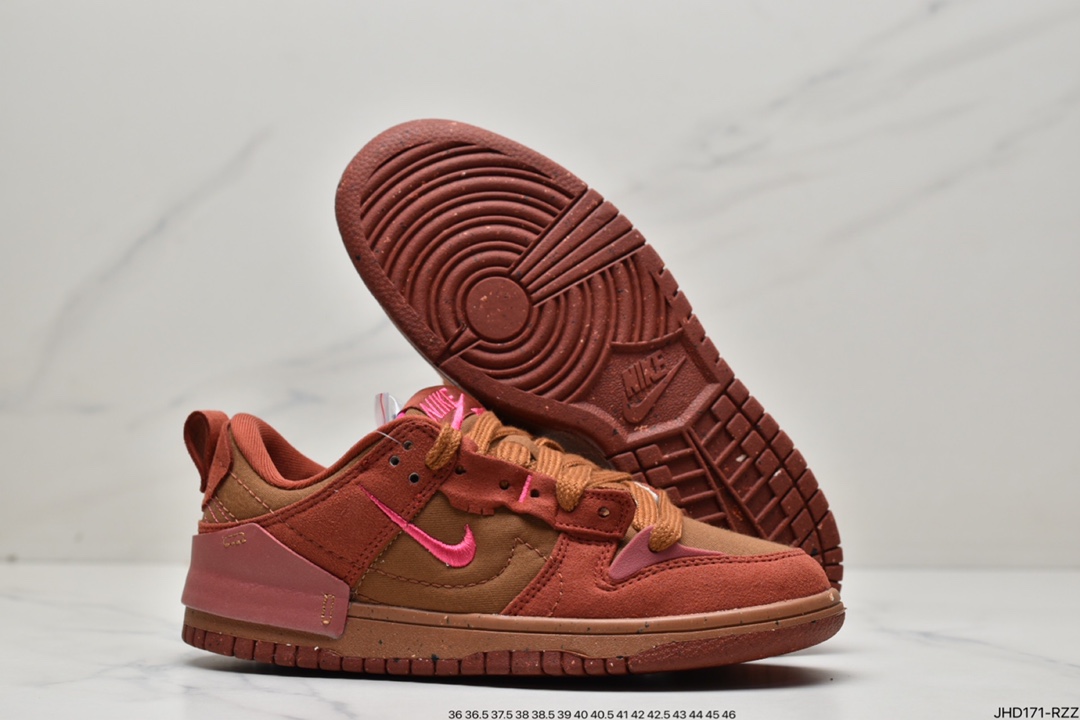 190 Nike Wmns Dunk Low Disrupt 2”Desert Bronze”轻量扣篮破坏二代DH4402-200