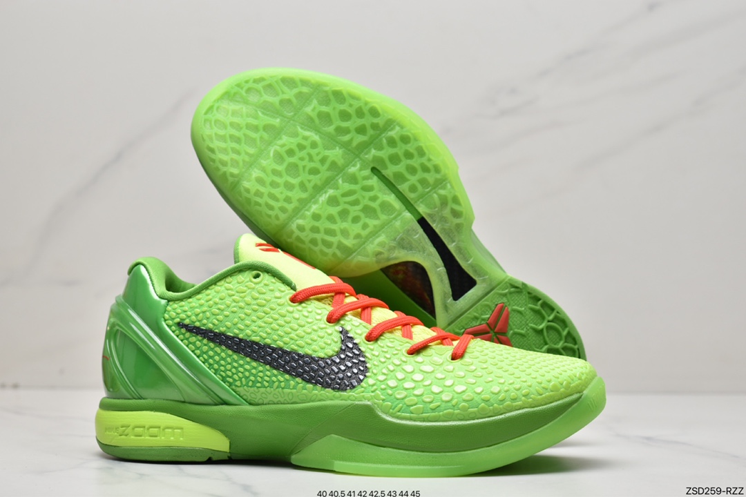 320 纯原版本NK Kobe VI Protro 6 曼巴男子实战篮球鞋天使配CW2190-002