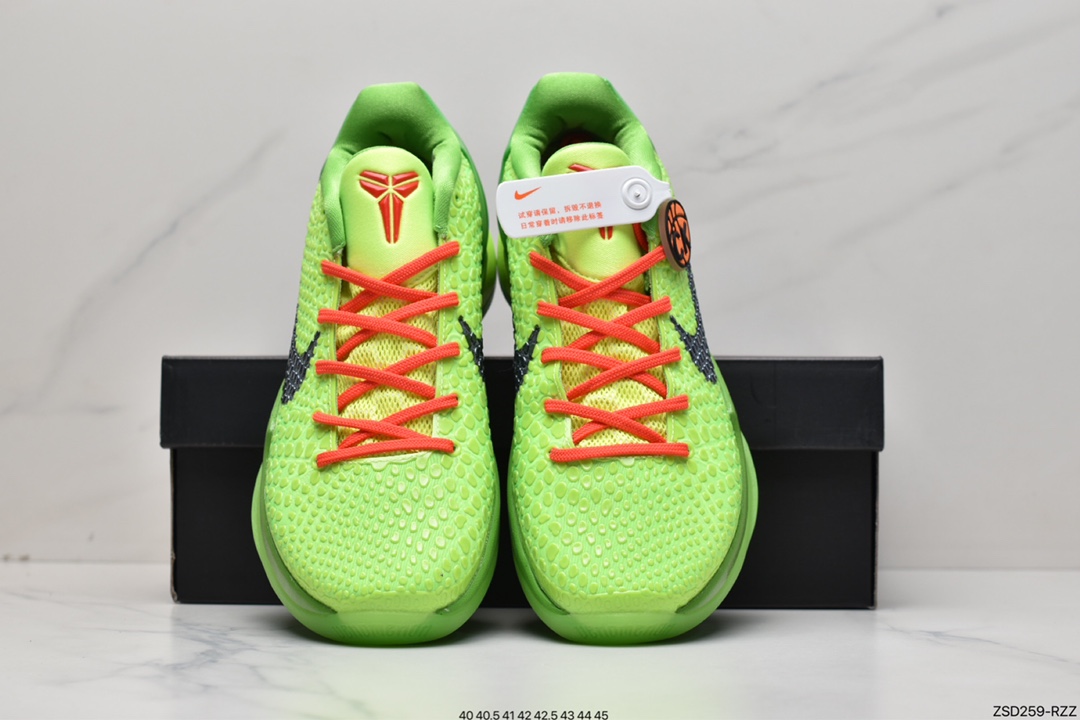 320 纯原版本NK Kobe VI Protro 6 曼巴男子实战篮球鞋天使配CW2190-002