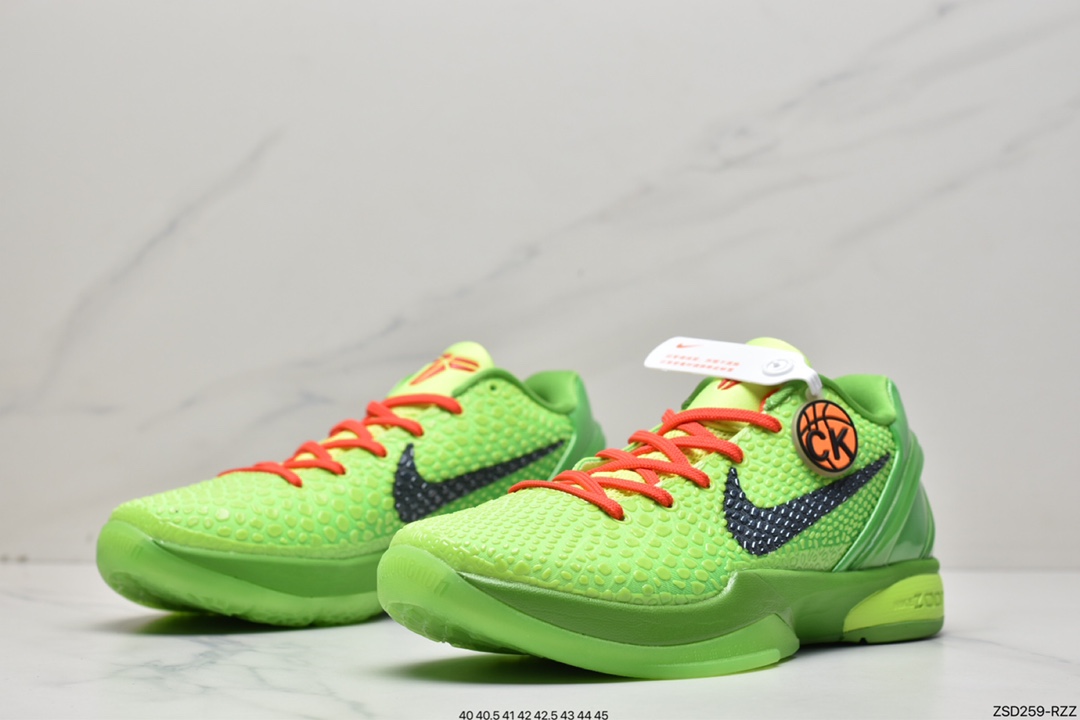 320 纯原版本NK Kobe VI Protro 6 曼巴男子实战篮球鞋天使配CW2190-002