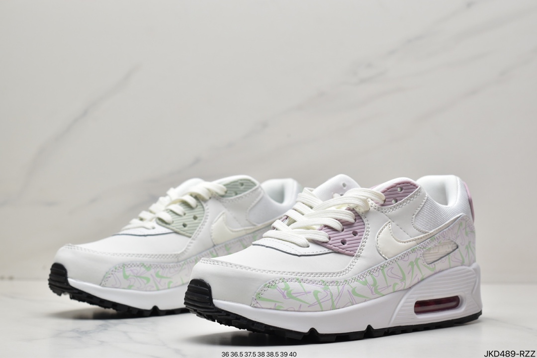 160 耐克/Nike Air MAX90 小垫气跑鞋CI7395-100
