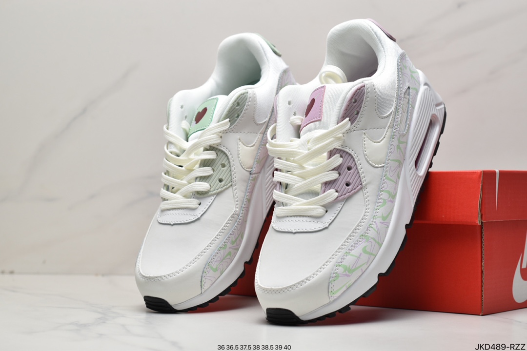 160 耐克/Nike Air MAX90 小垫气跑鞋CI7395-100
