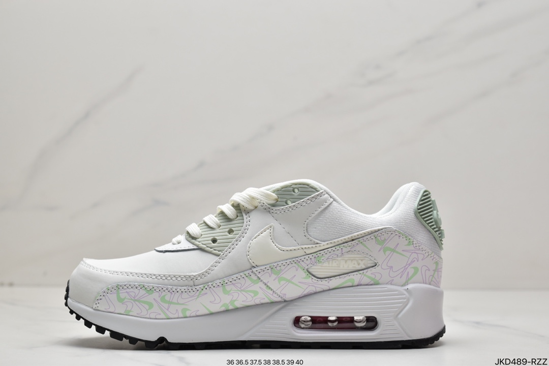 160 耐克/Nike Air MAX90 小垫气跑鞋CI7395-100