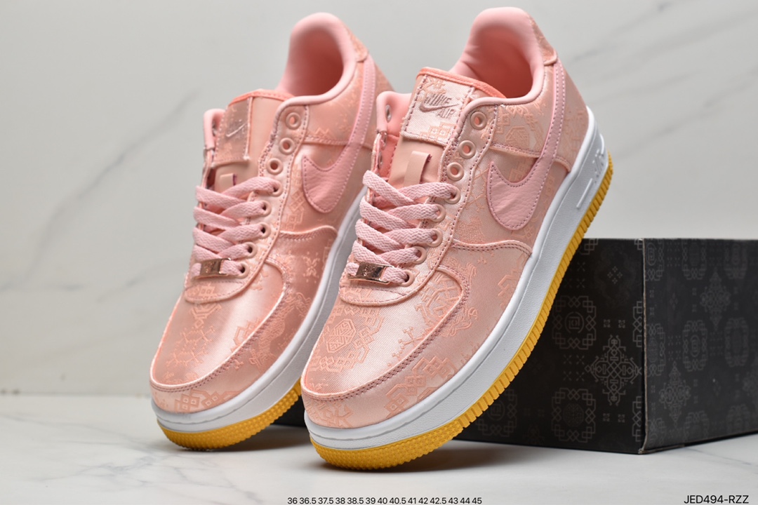 150 CLOT x 藤原浩闪电Fragment Design x Nike Air Force 1 JT PremiumGame Black 空军一号CJ5290-600