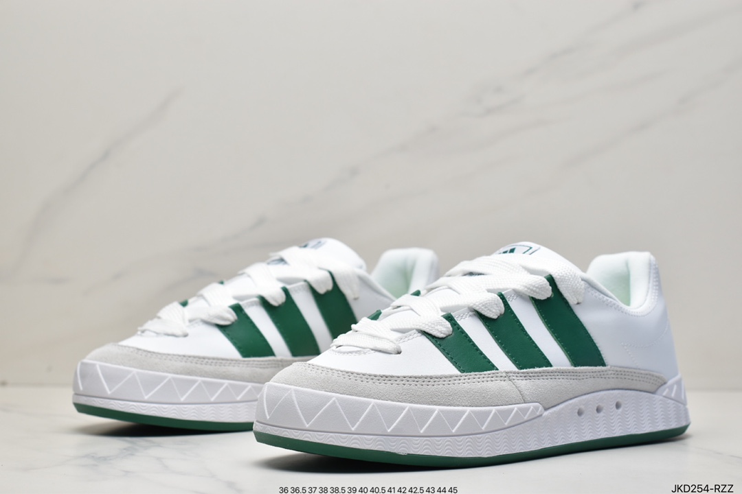 adidas Adimatic Jamal smith white and green classic retro casual sneakers DB2912