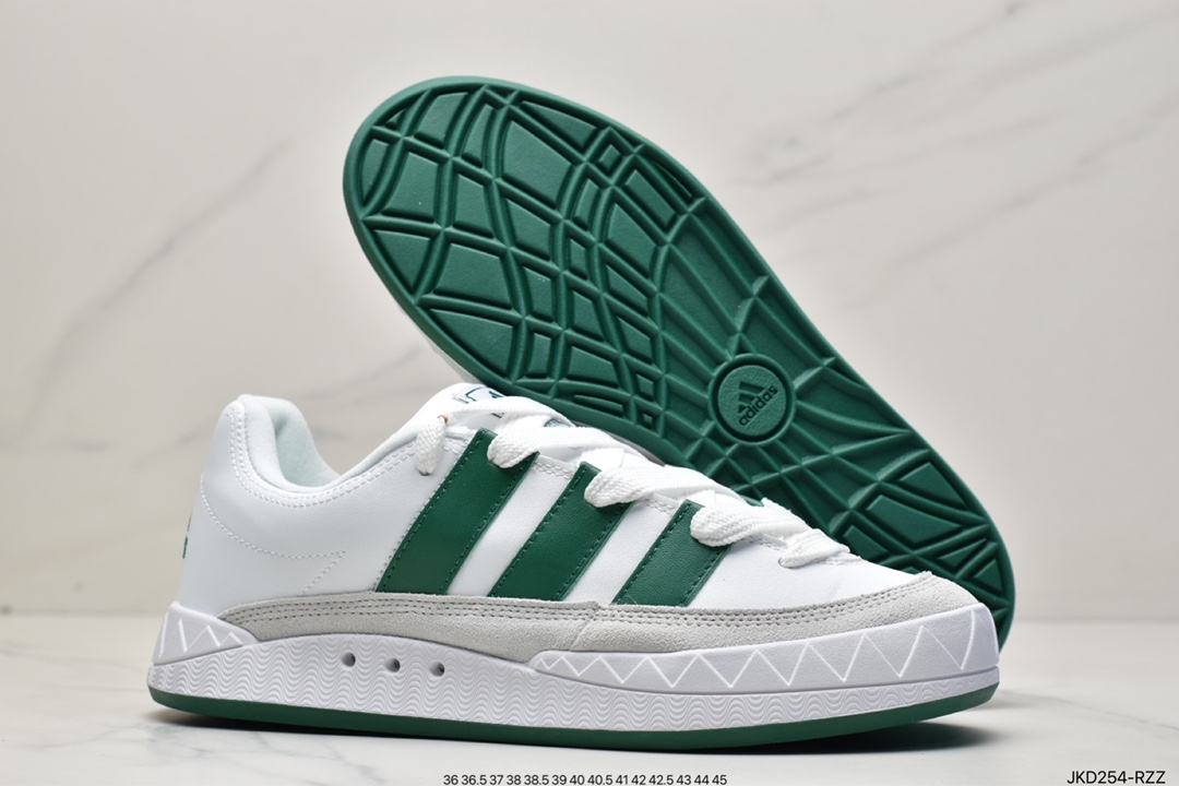 adidas Adimatic Jamal smith white and green classic retro casual sneakers DB2912