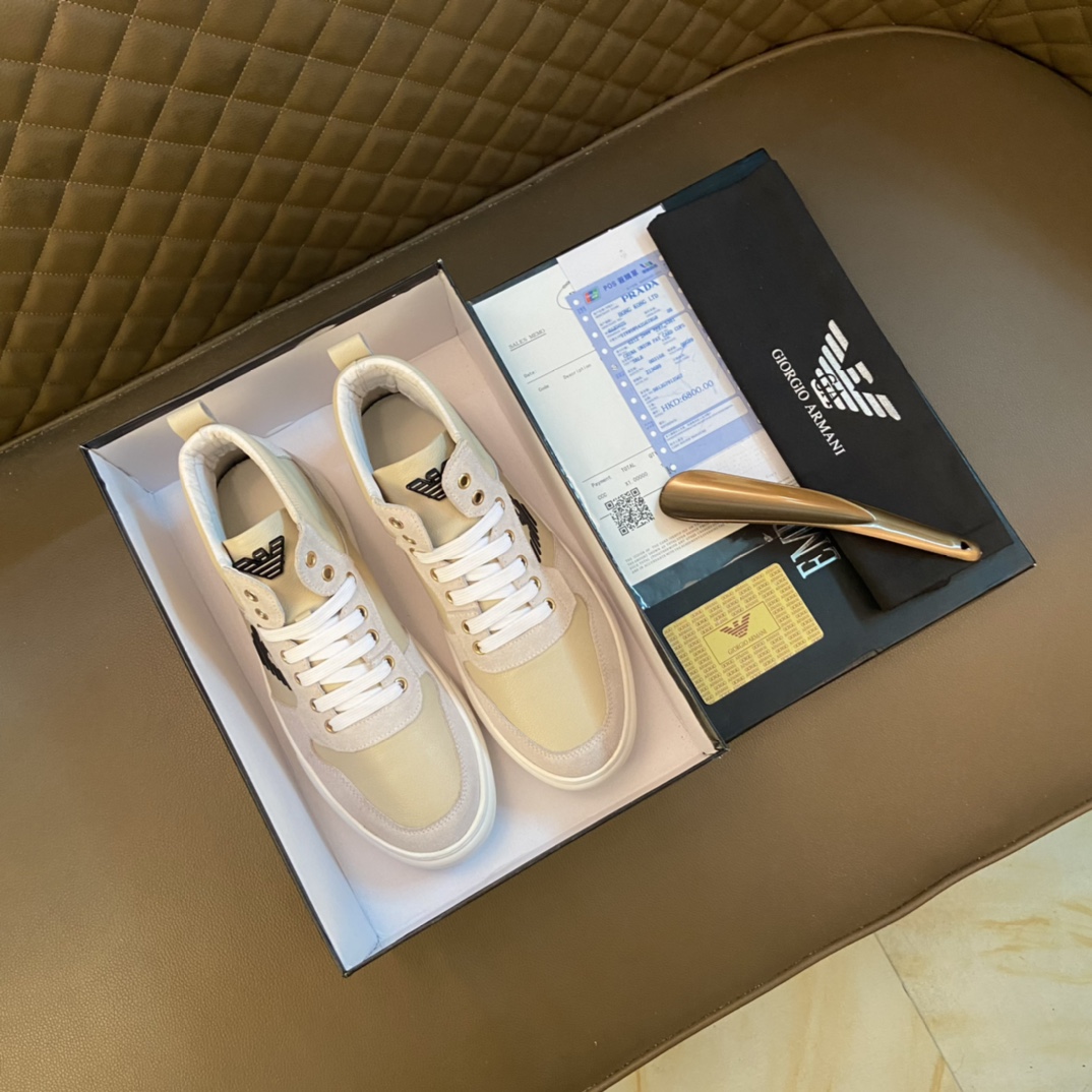 I5 Armani 阿玛尼  原版专柜潮鞋 鞋面意大利进口特殊材质原版牛皮 羊皮内里 潮男年轻人必备,欧美时尚风格,无论走到那你都是亮点.1:1复刻 运动风,原单 Armani 阿玛尼 印图 懒人套脚必备 原版运动底 精品打造 适合司机驾车出行 款式简单而不失奢华,百搭,让你走到那都是亮点,男鞋码数：38-44 45定做 白色 黑色 棕色 选 长期供实体店