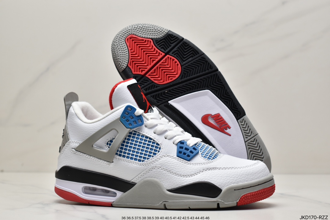 160 乔丹Air Jordan 4 Retro ” White Cement ” AJ4乔4 CI1184-146