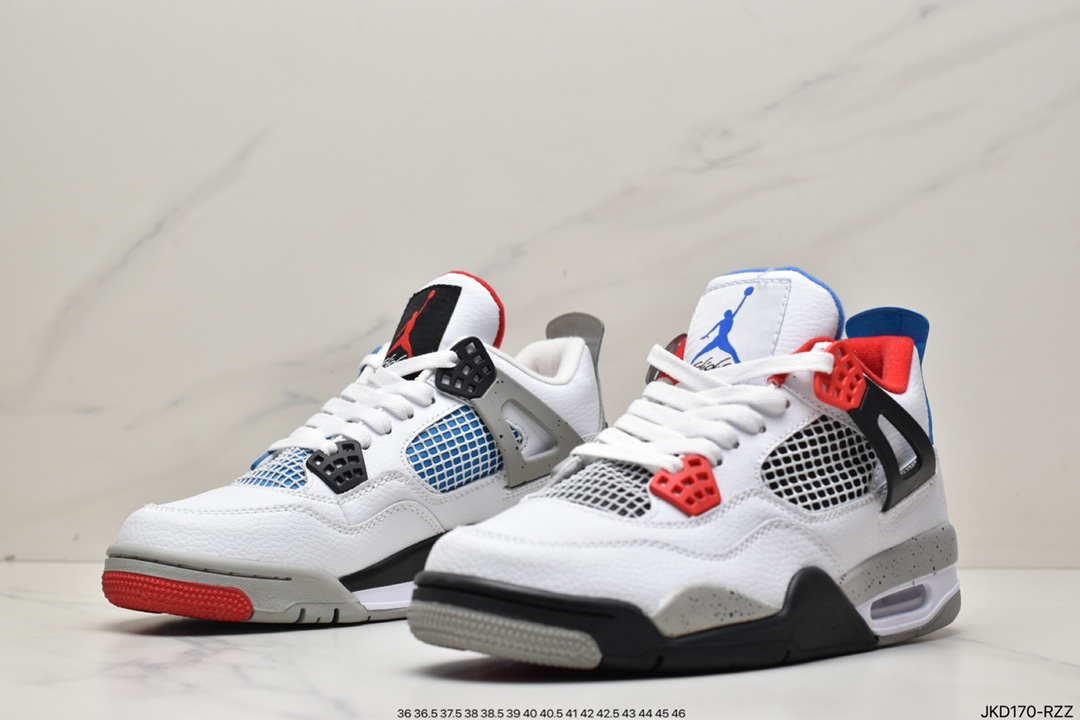 160 乔丹Air Jordan 4 Retro ” White Cement ” AJ4乔4 CI1184-146