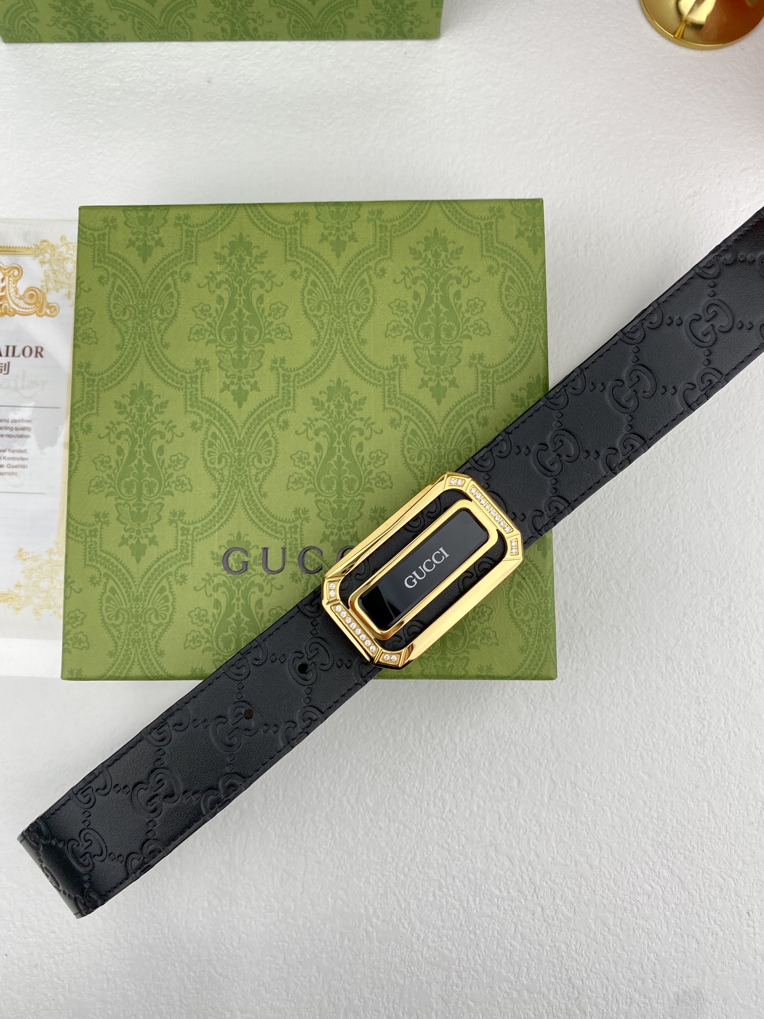 配全套包装礼盒Gucci进口原版头层