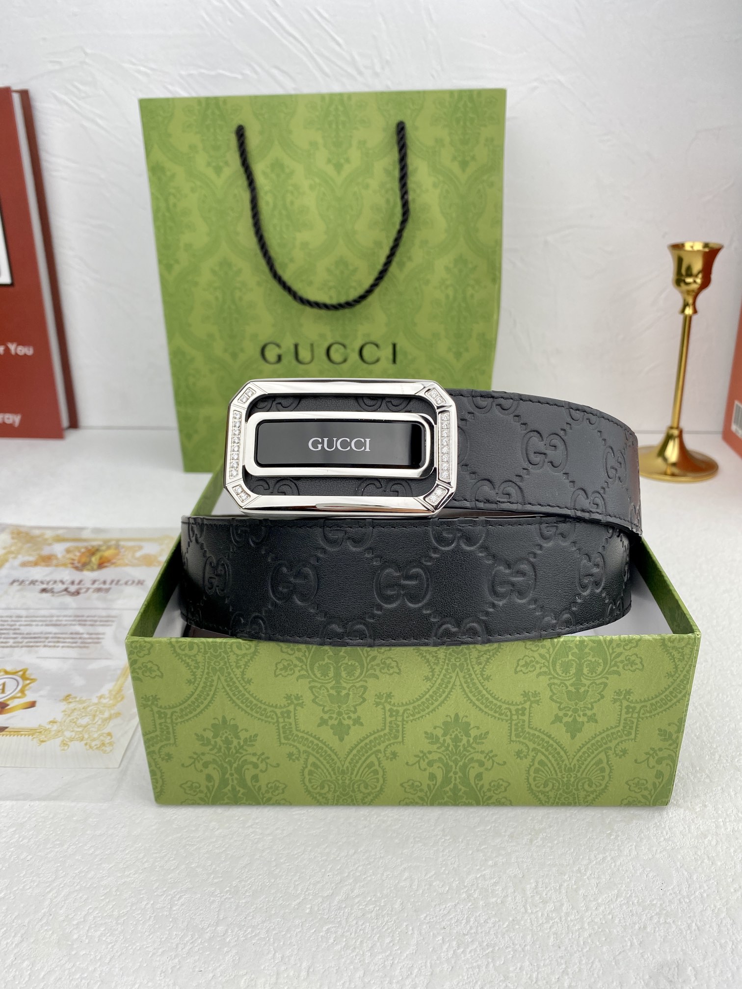 配全套包装礼盒Gucci进口原版头层