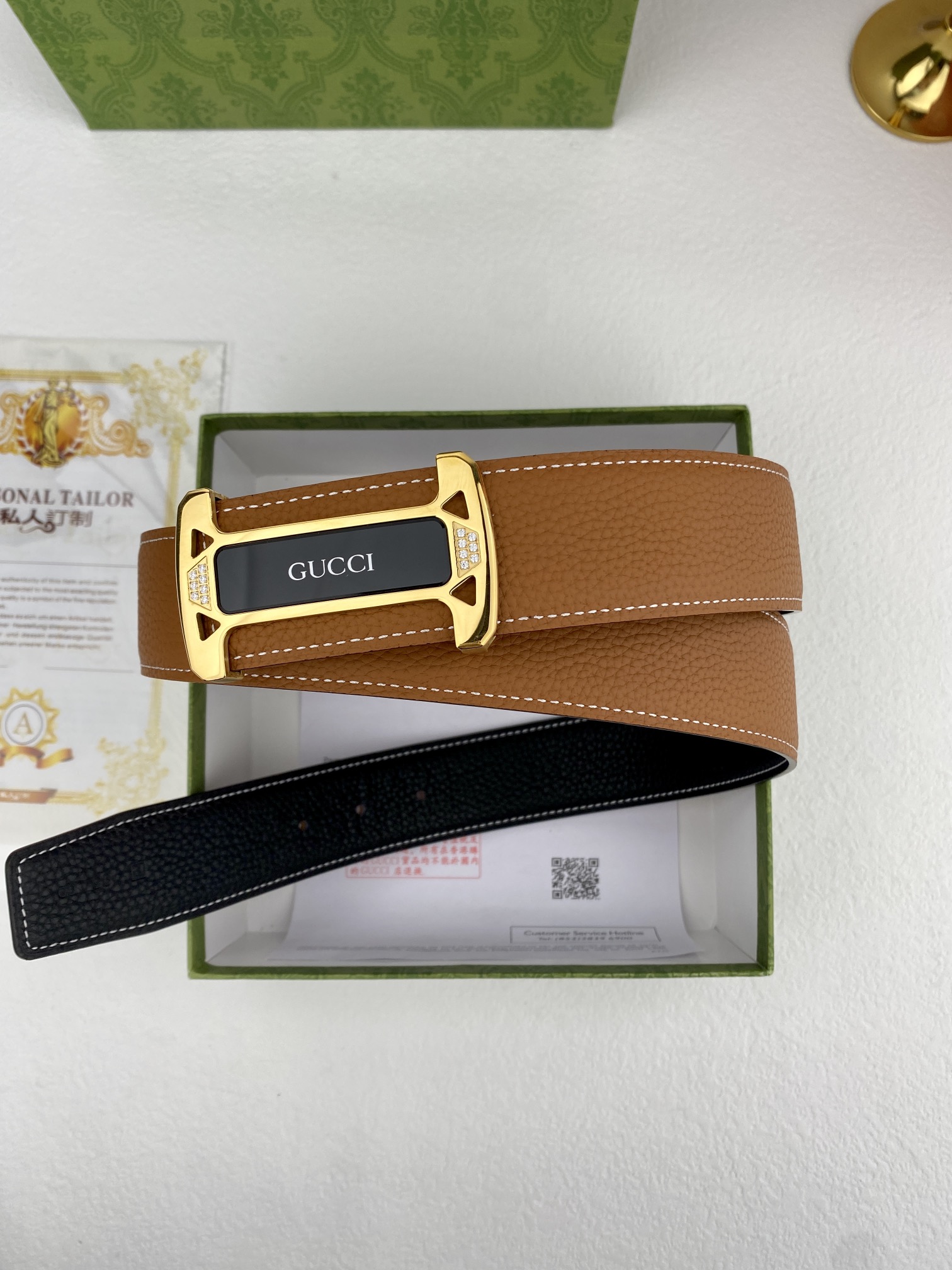 Gucci进口原版料宽3.8CM官网