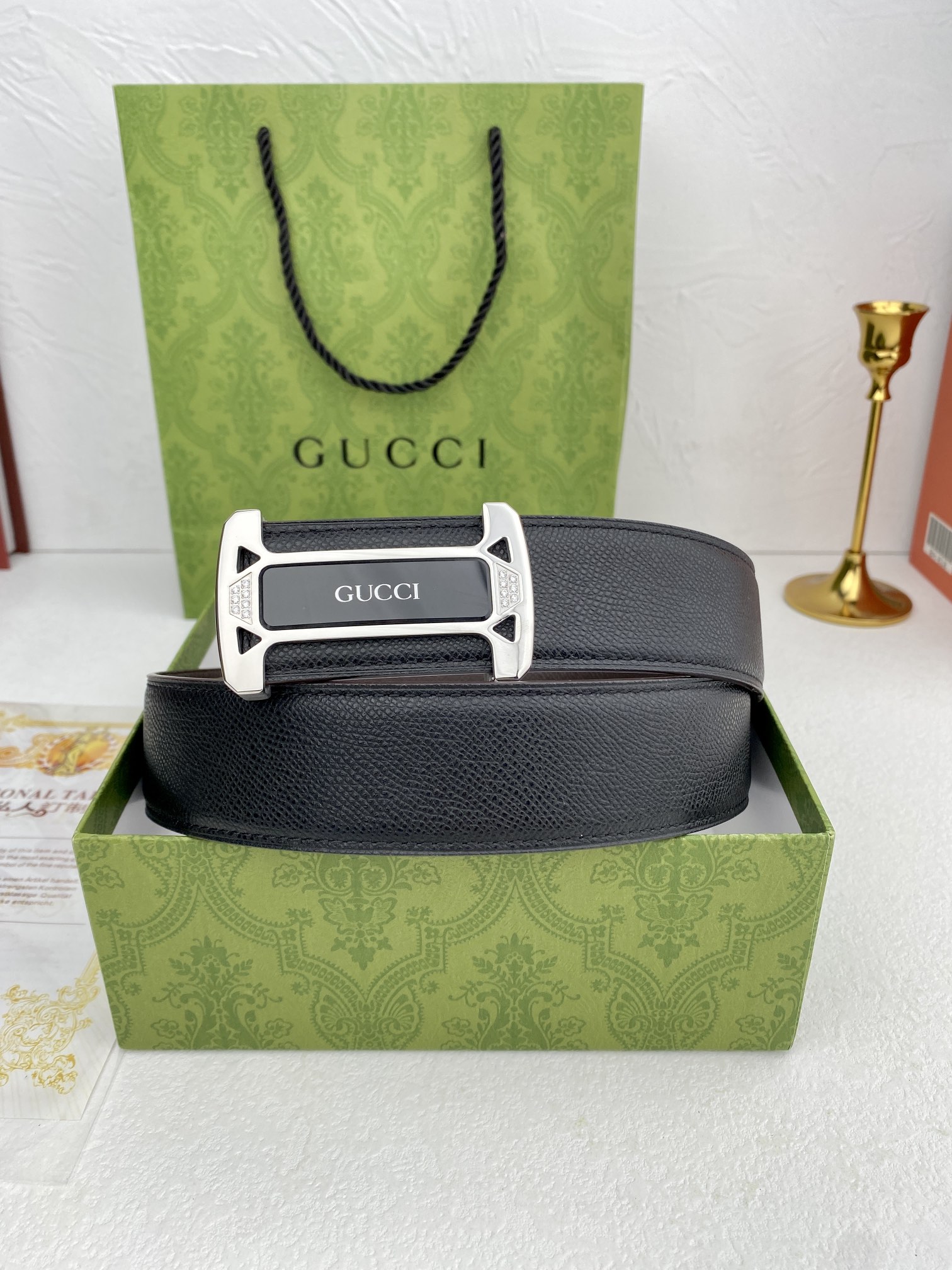 Gucci进口原版料宽3.8CM官网