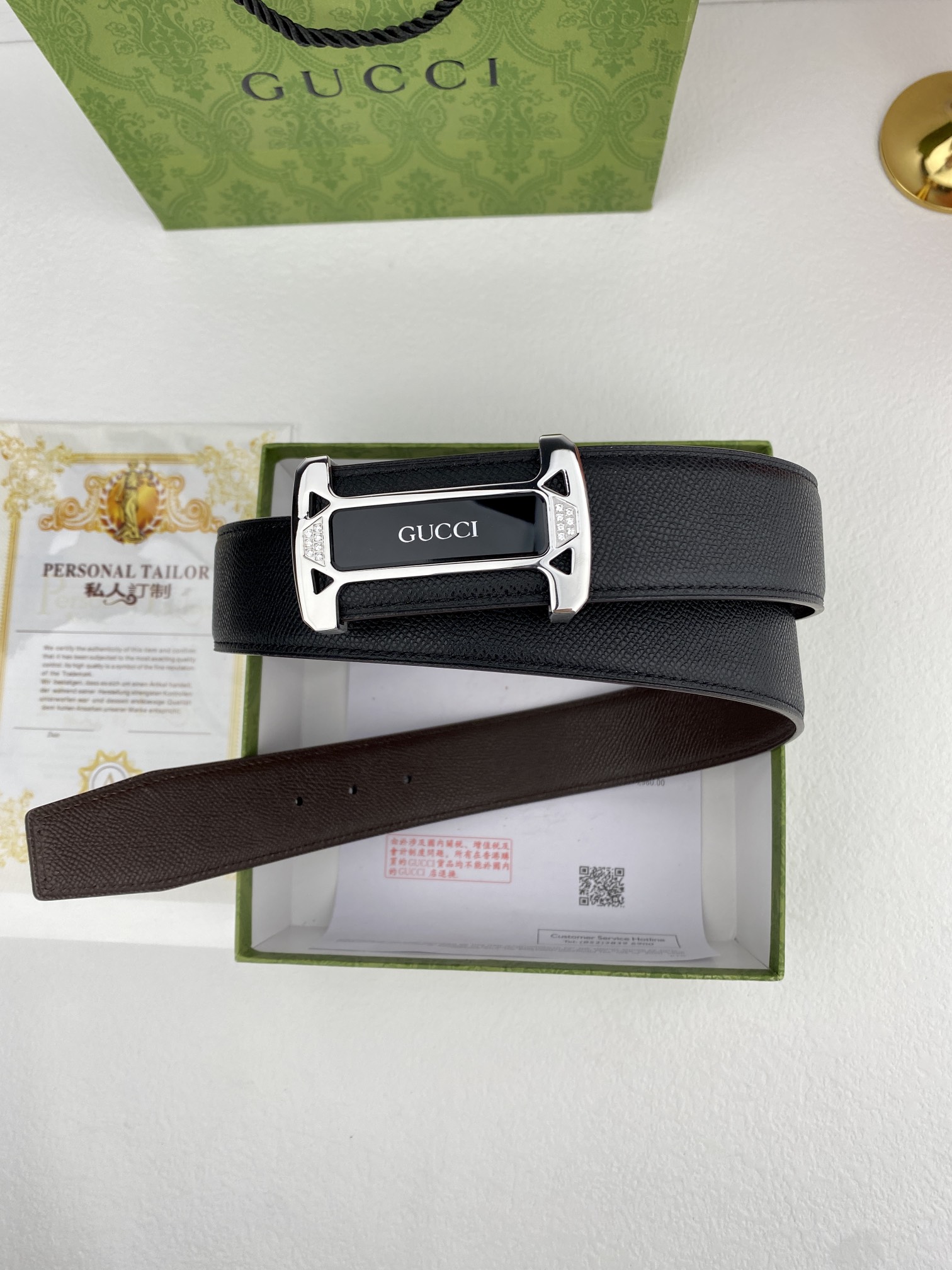 Gucci进口原版料宽3.8CM官网