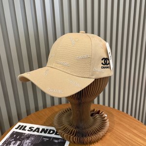 Chanel Hats Baseball Cap Embroidery