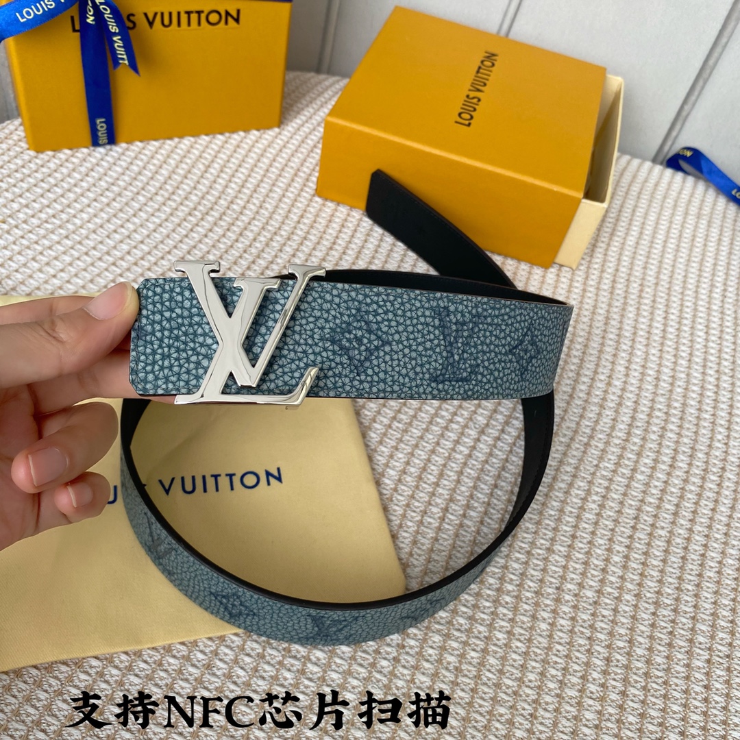 Louis Vuitton Belts Calfskin Cowhide