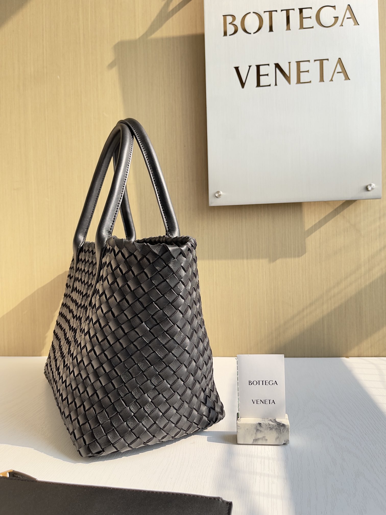 Bottega Veneta Hand-woven lambskin inside and out