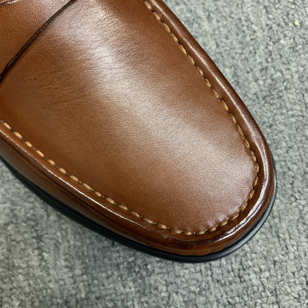 Ferragamo Style Leather Men's Shoes Men's Shoes Men's Shoes detail image 8 from source 783366