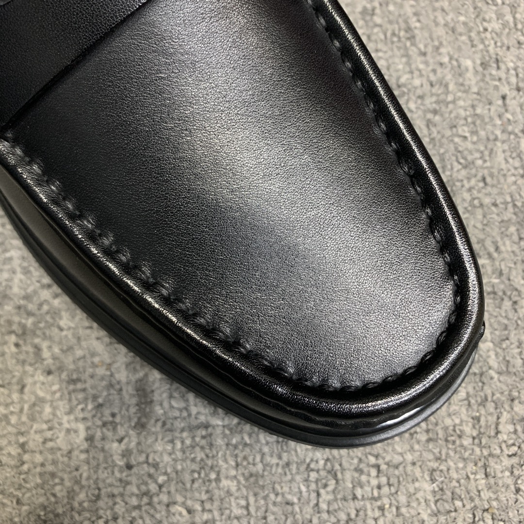 Ferragamo Style Leather Men's Shoes Men's Shoes Men's Shoes detail image 8 from source 783363