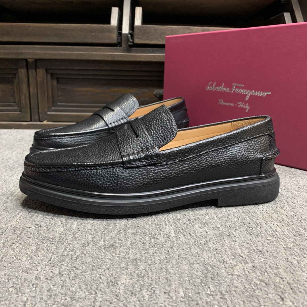 Ferragamo Style Leather Men's Shoes Men's Shoes Men's Shoes detail image 5 from source 783367