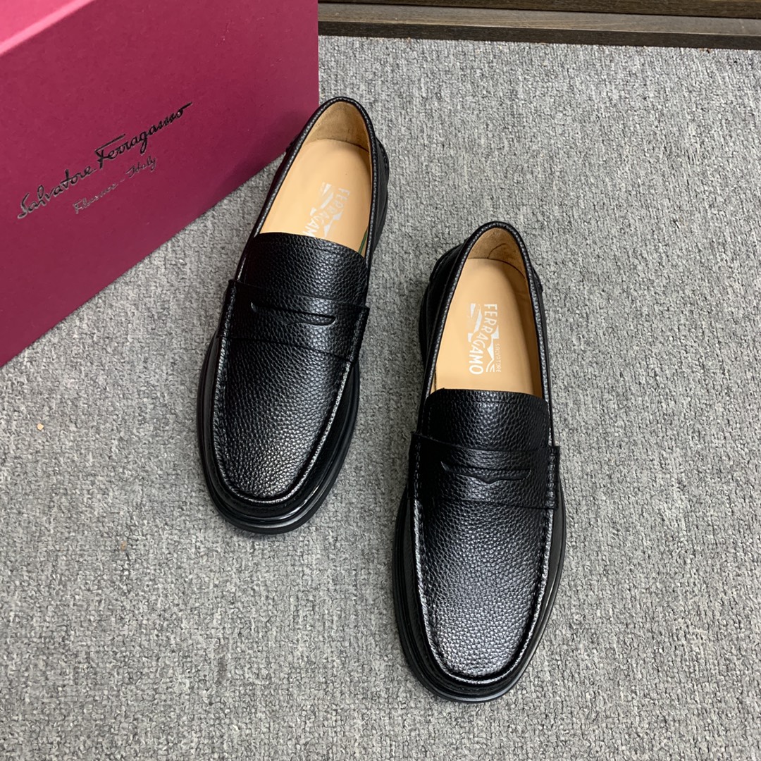 Ferragamo Style Leather Men's Shoes Men's Shoes Men's Shoes detail image 3 from source 783367