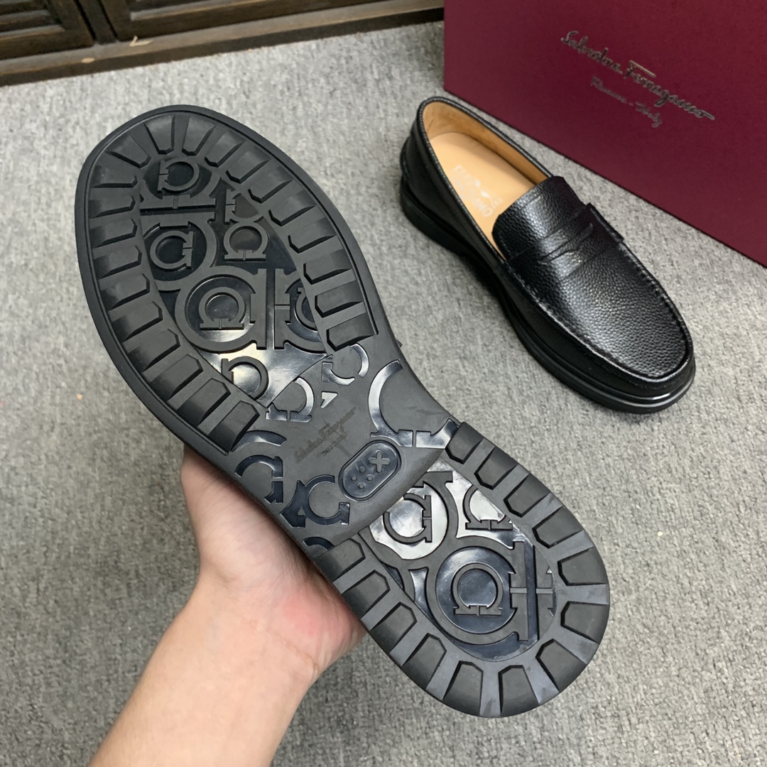 Ferragamo Style Leather Men's Shoes Men's Shoes Men's Shoes detail image 8 from source 783367