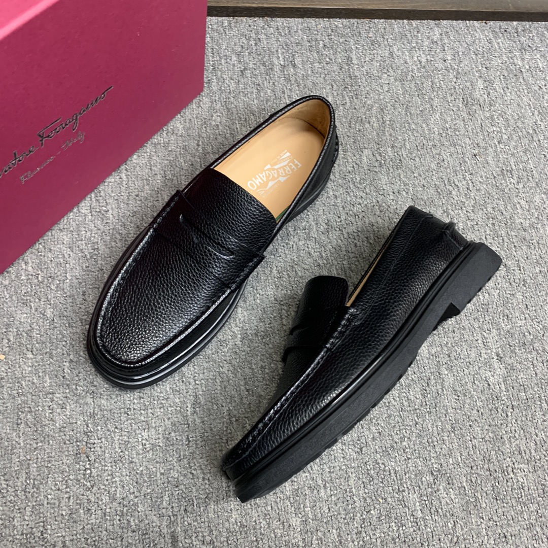 Ferragamo Style Leather Men's Shoes Men's Shoes Men's Shoes detail image 7 from source 783367