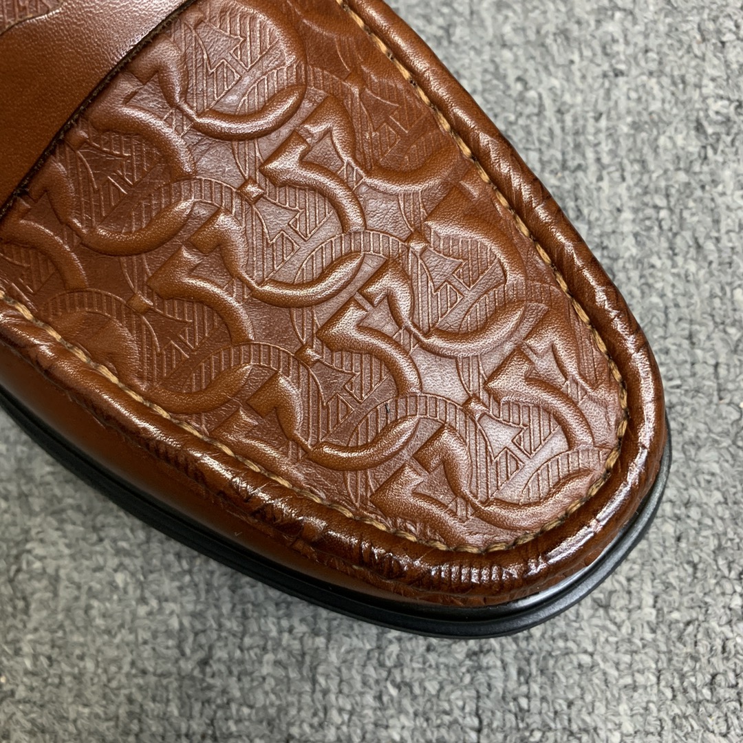 Ferragamo Style Leather Men's Shoes Men's Shoes Men's Shoes detail image 8 from source 783369