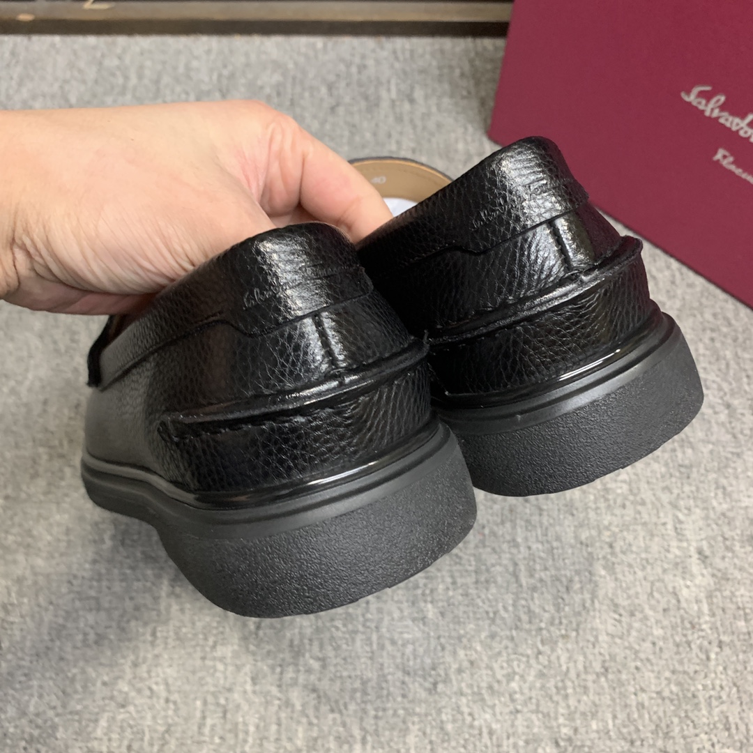 Ferragamo Style Leather Men's Shoes Men's Shoes Men's Shoes detail image 9 from source 783365