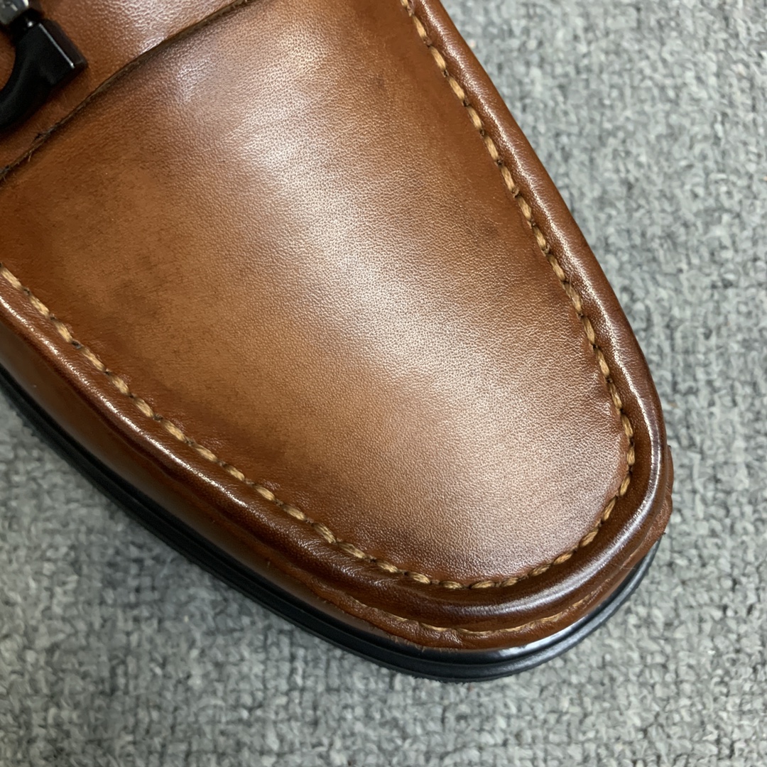 Ferragamo Style Leather Men's Shoes Men's Shoes Men's Shoes detail image 8 from source 783359