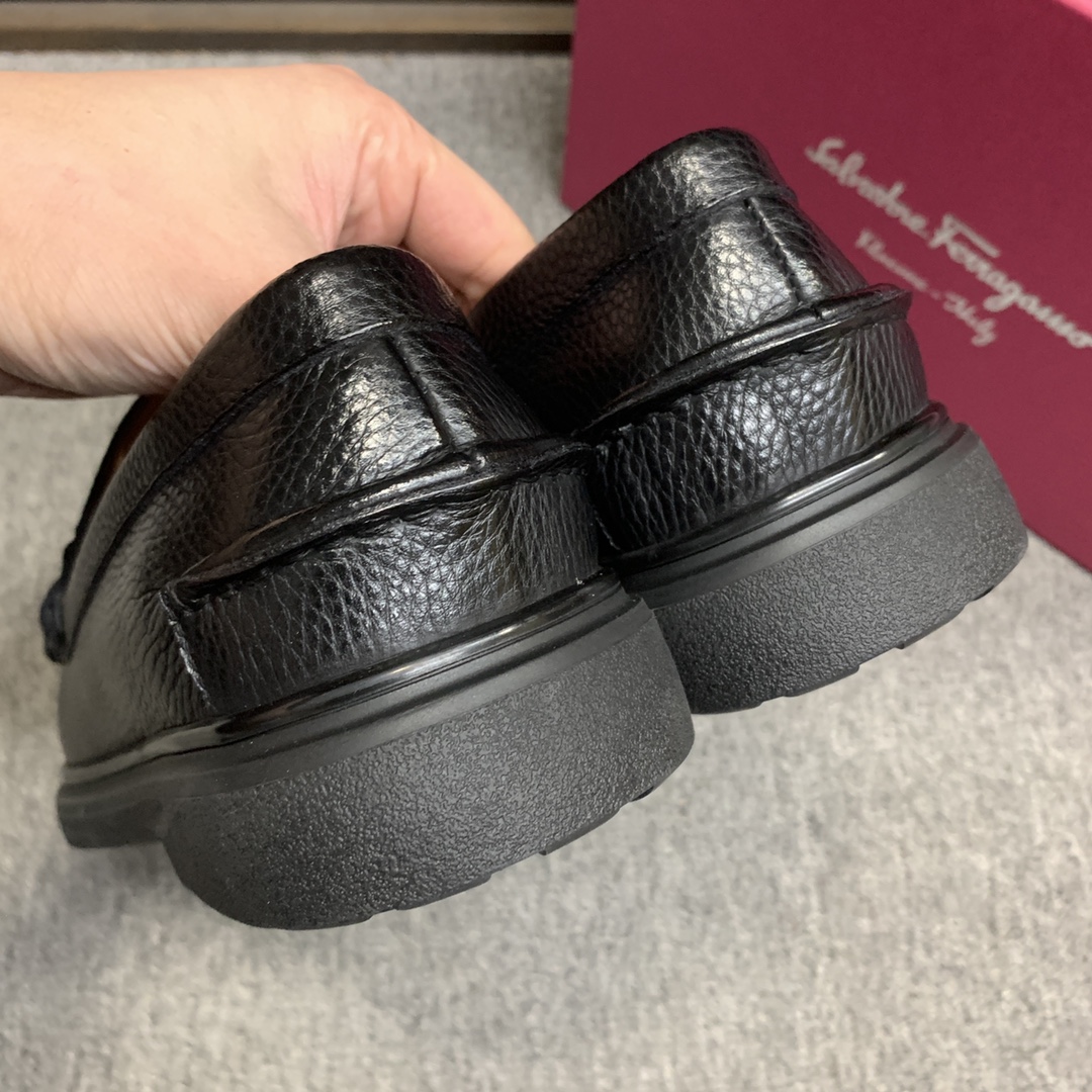 Ferragamo Style Leather Men's Shoes Men's Shoes Men's Shoes detail image 9 from source 783361