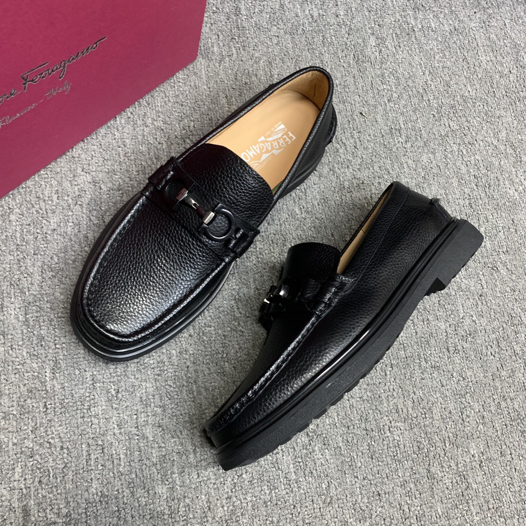 Ferragamo Style Leather Men's Shoes Men's Shoes Men's Shoes detail image 6 from source 783361