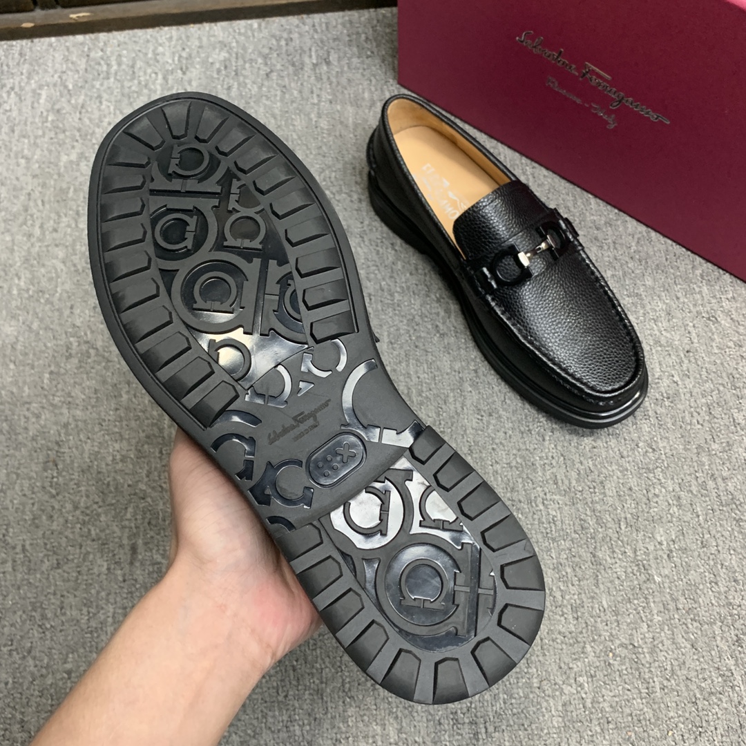 Ferragamo Style Leather Men's Shoes Men's Shoes Men's Shoes detail image 7 from source 783361