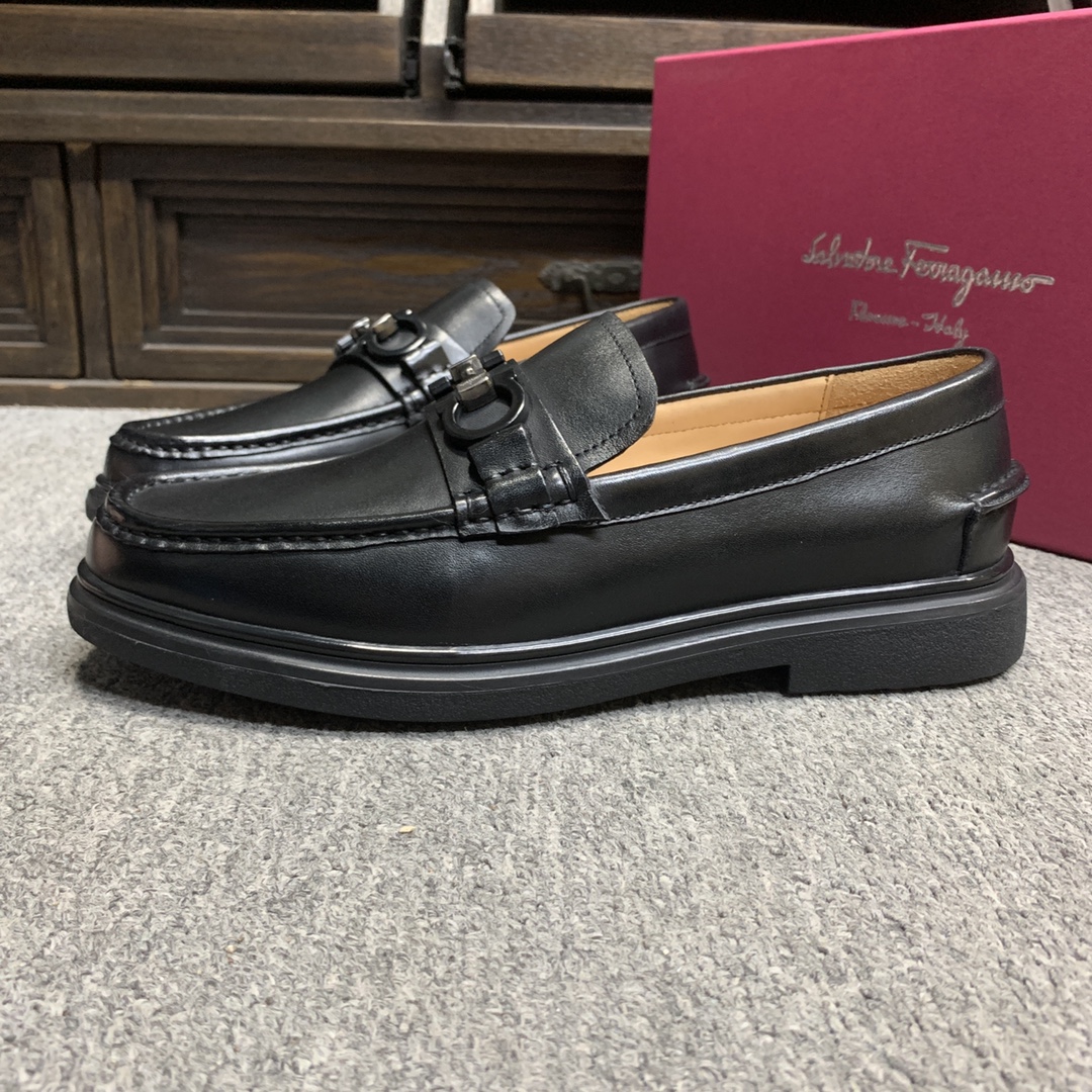 Ferragamo Style Leather Men's Shoes Men's Shoes Men's Shoes detail image 5 from source 783368