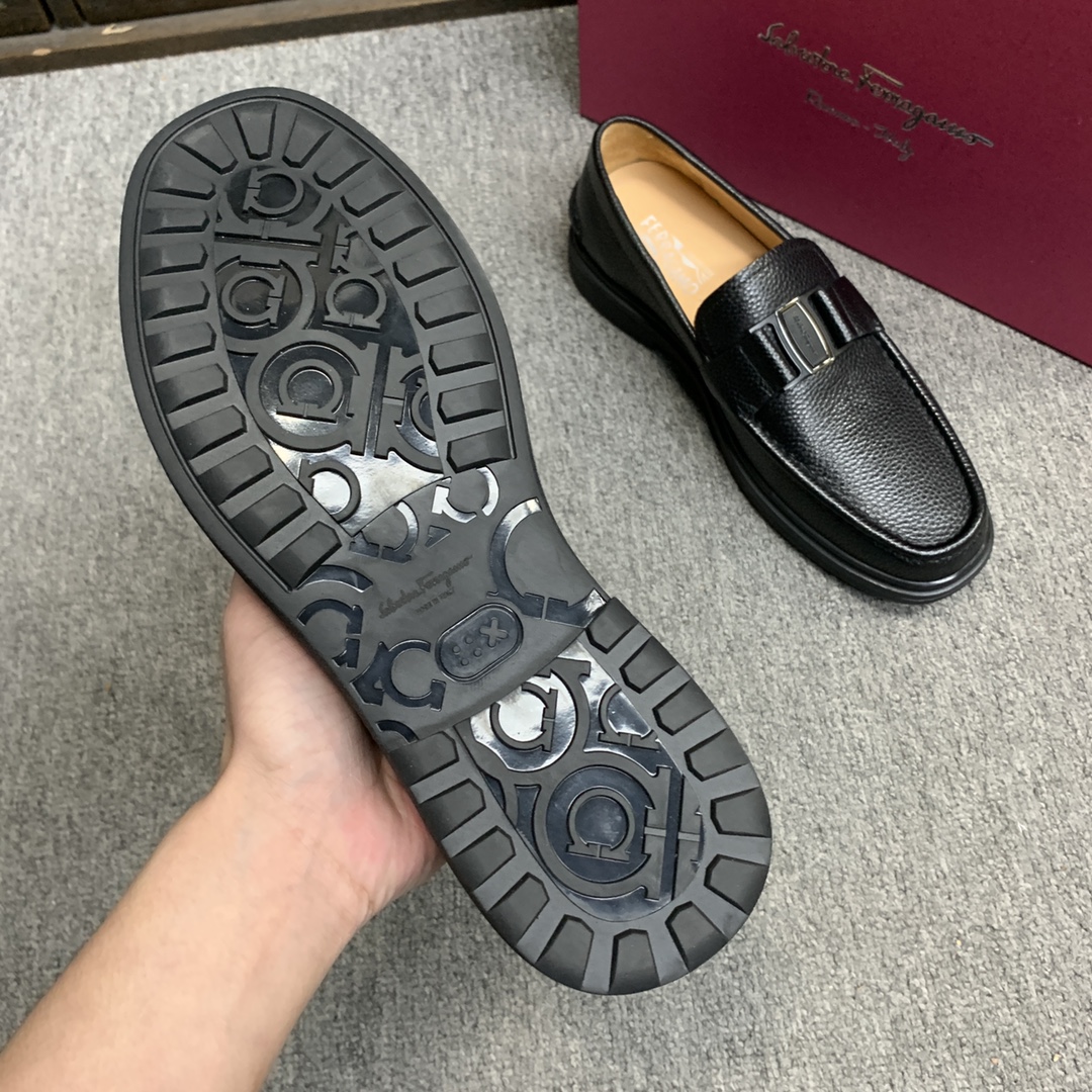 Ferragamo Style Leather Men's Shoes Men's Shoes Men's Shoes detail image 7 from source 783364