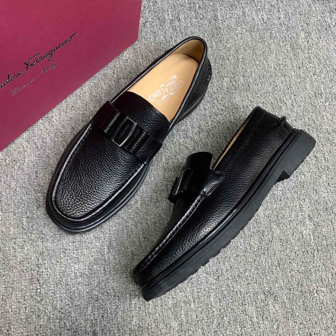 Ferragamo Style Leather Men's Shoes Men's Shoes Men's Shoes detail image 6 from source 783364
