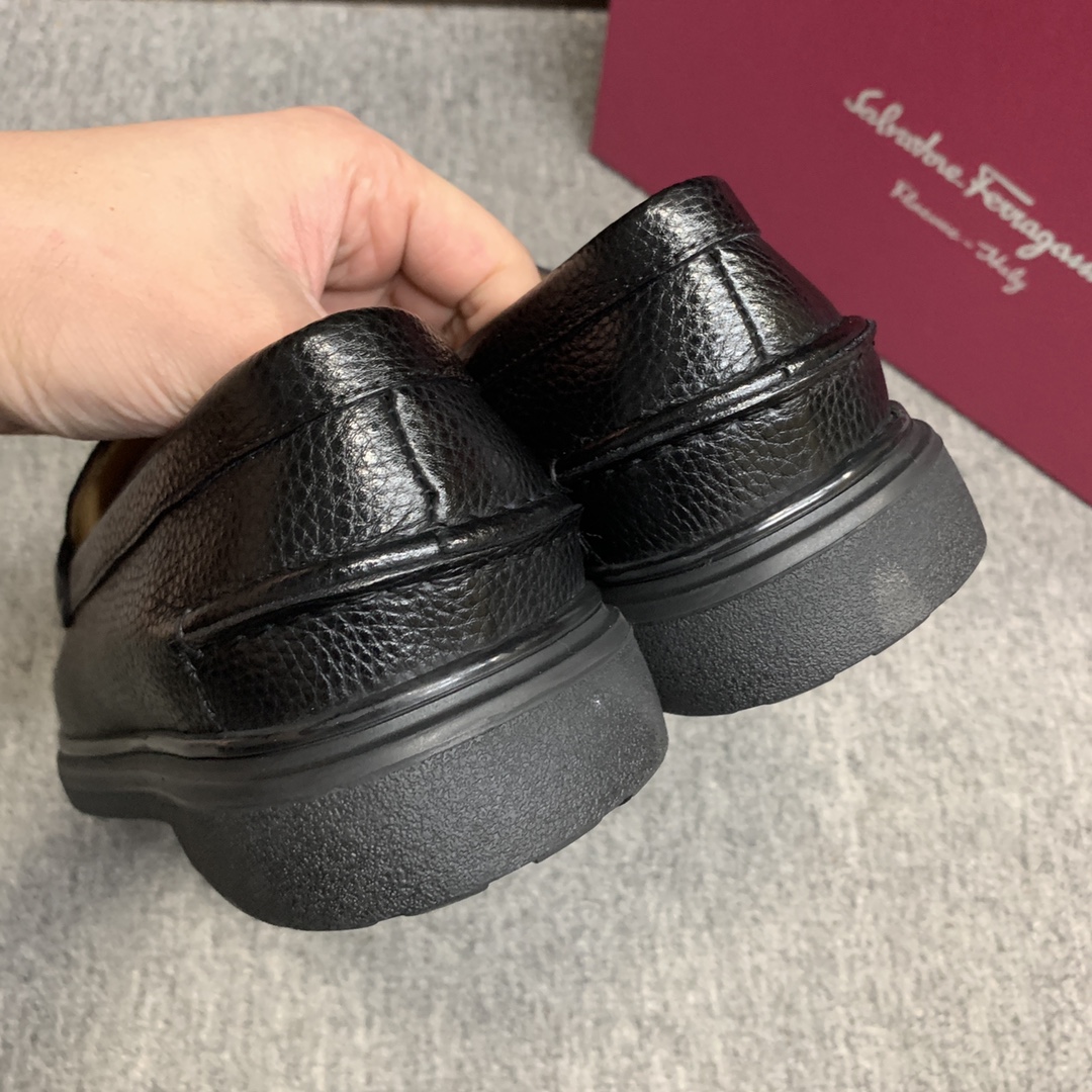 Ferragamo Style Leather Men's Shoes Men's Shoes Men's Shoes detail image 9 from source 783364