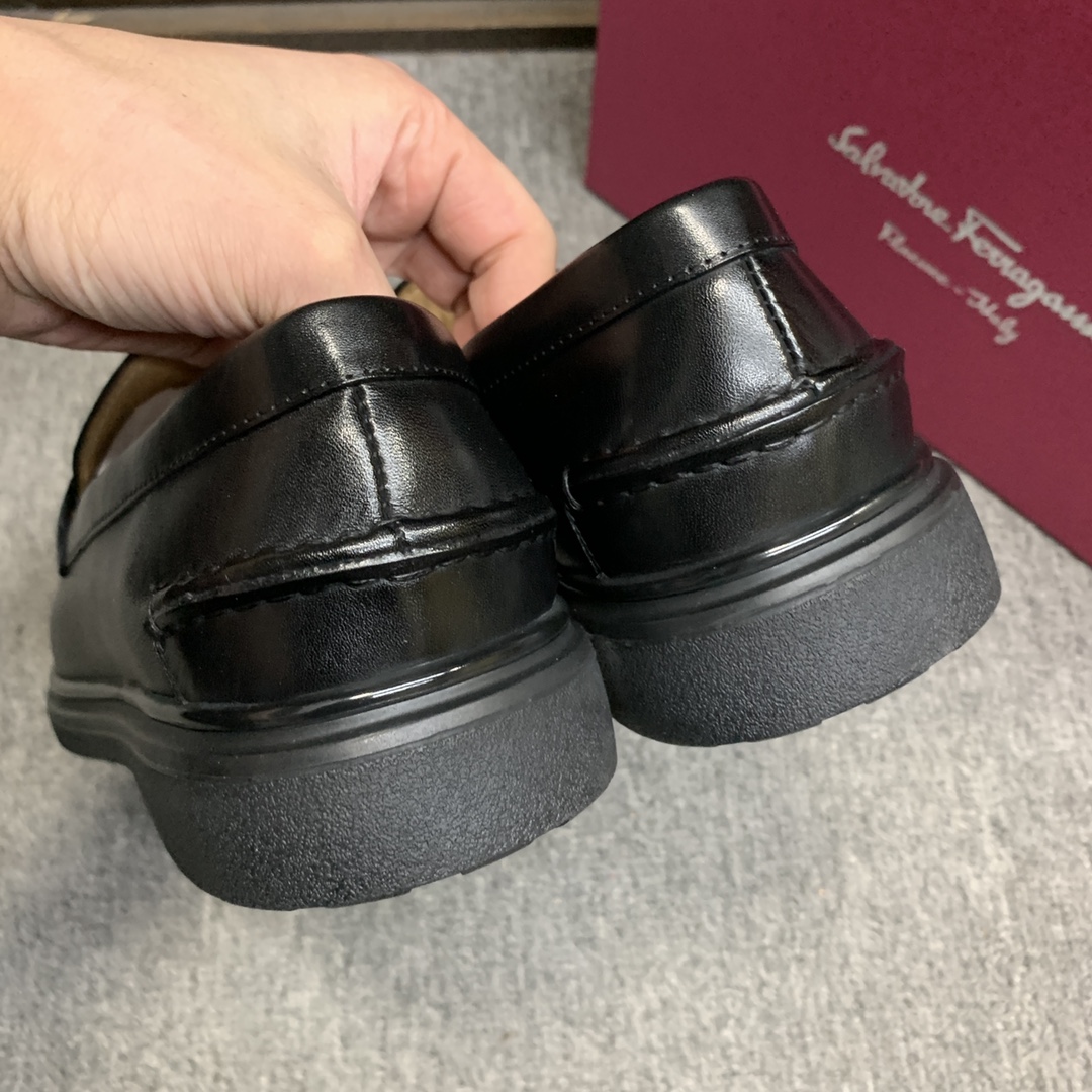 Ferragamo Style Leather Men's Shoes Men's Shoes Men's Shoes detail image 9 from source 783360