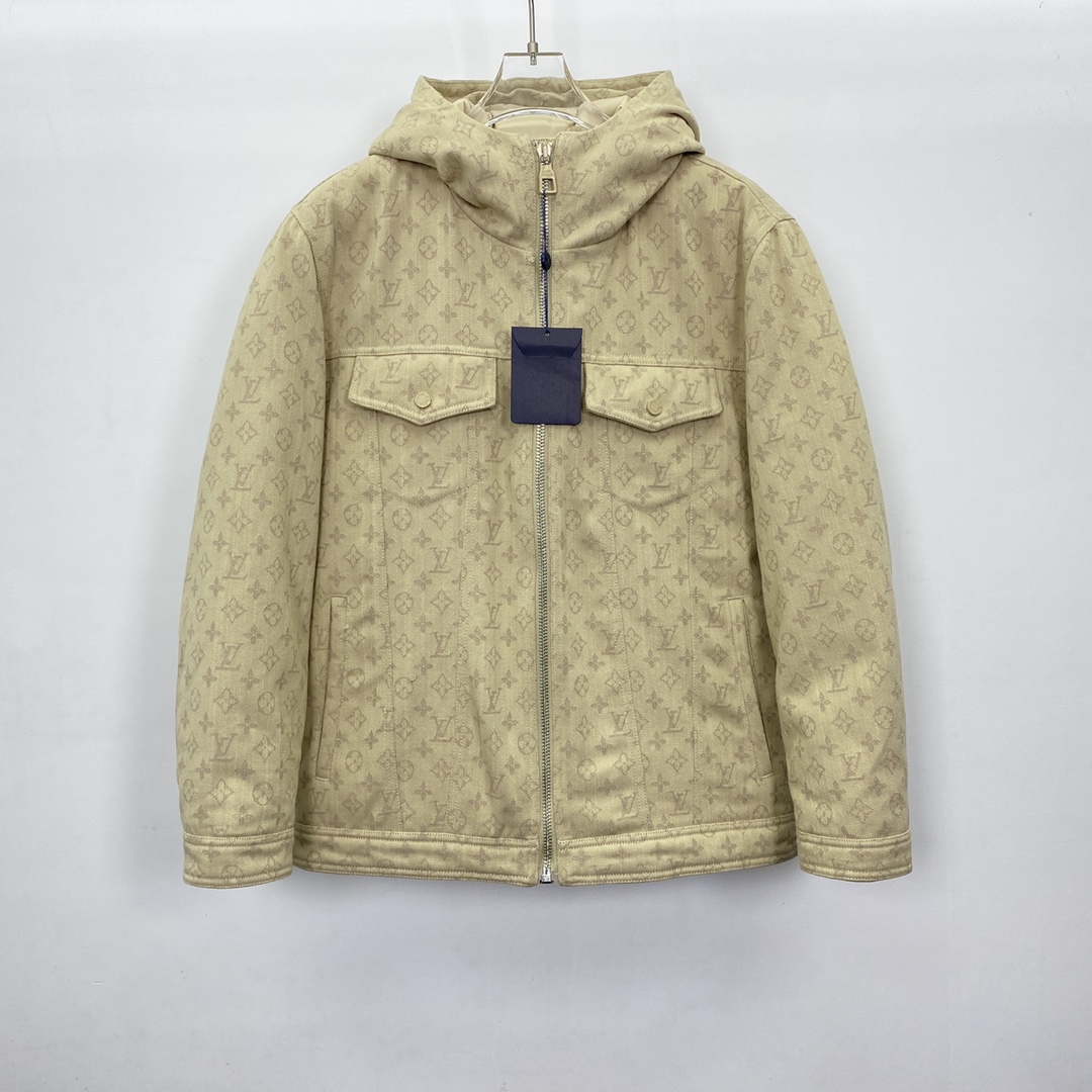 How to Buy Replcia
 Louis Vuitton Clothing Down Jacket Unisex Men Denim Fall/Winter Collection Fashion