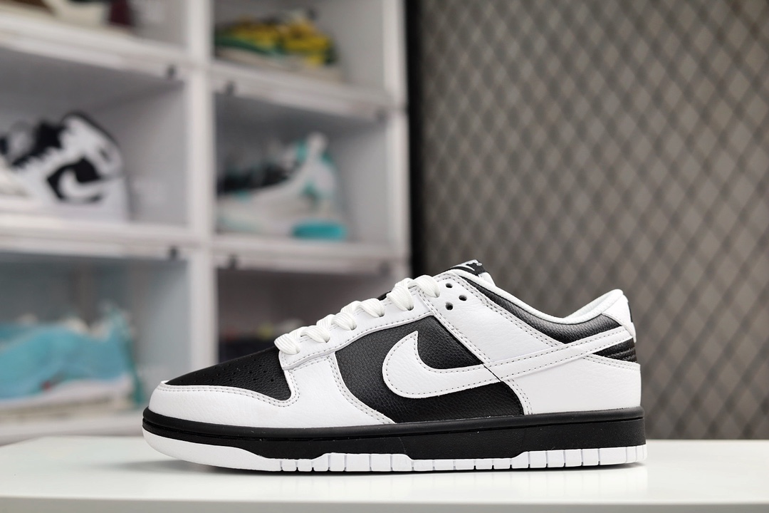 H0 NK SB Dunk Low 白黑反转熊猫 性价比王者 极限压缩利润空间 超乎所想的高性价比 用料绝不含糊 原盒原配 正确耐磨橡胶大底 超高清洁度 全鞋零毛边皮料切割 全套原楦原模倾力打造完美版型