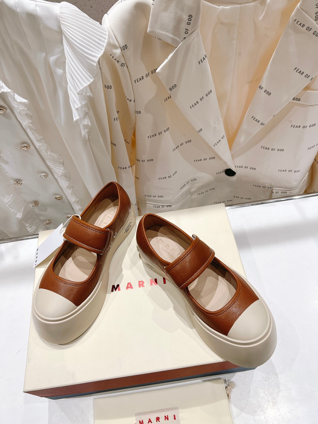 高品质升级版 Marni|玛丽珍大头娃娃鞋‼️升级大底，原版一致套楦工艺，升级最新官方原版包装‼️玛尼这
